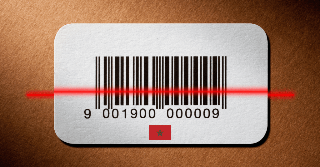 Codes-barres sur des produits