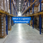 Modern logistics warehouse illustrating inventory management and supply chain operations