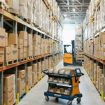 Seller analyzing Amazon inventory data and stock management performance on an e-commerce dashboard